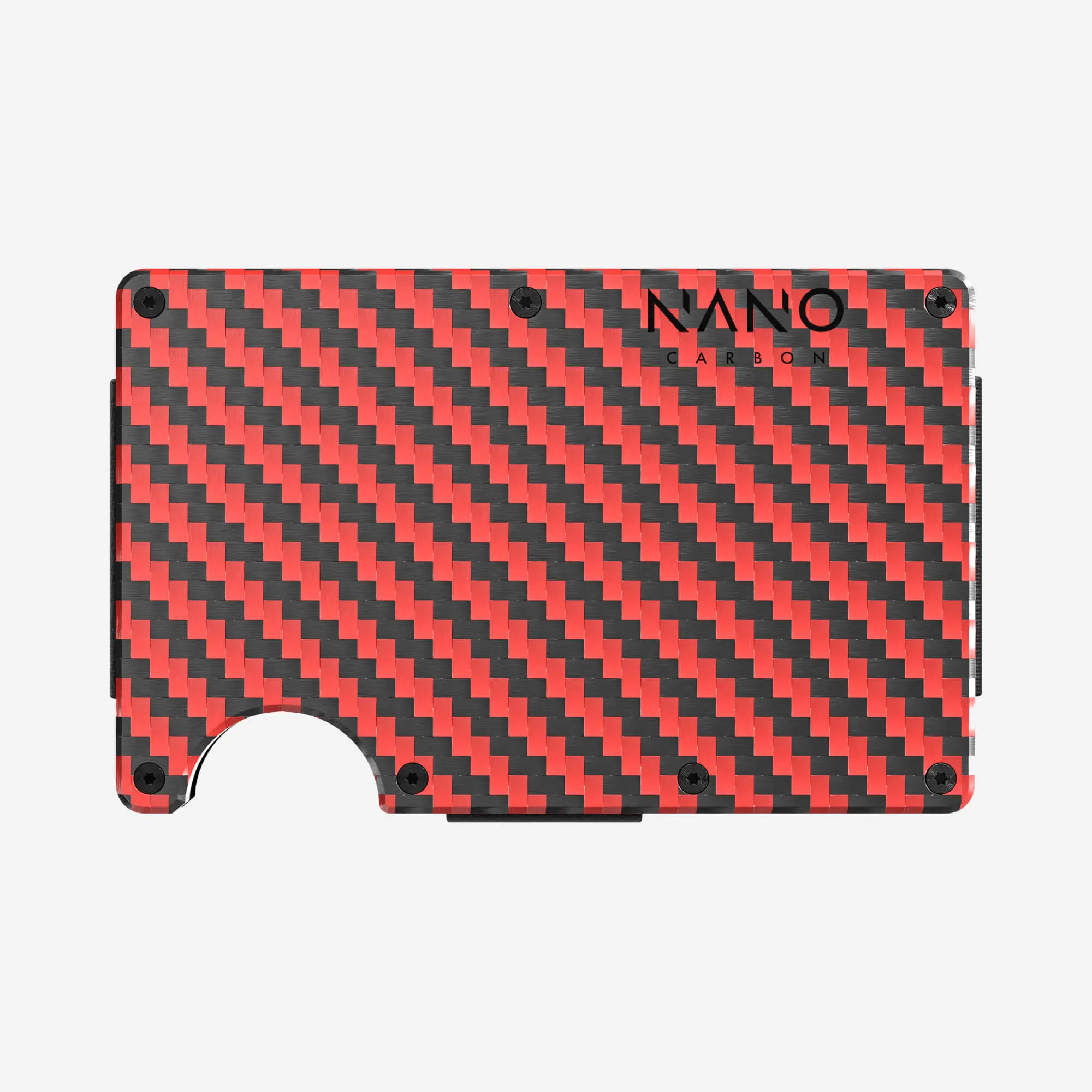 AirTag Cash Strap Wallet (Diablo Red/Stealth Black)