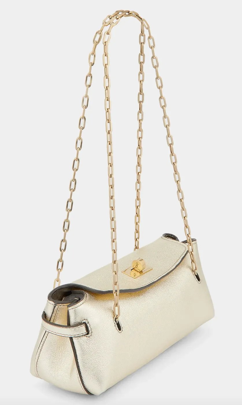 Anya Hindmarch Gold Mini Waverley