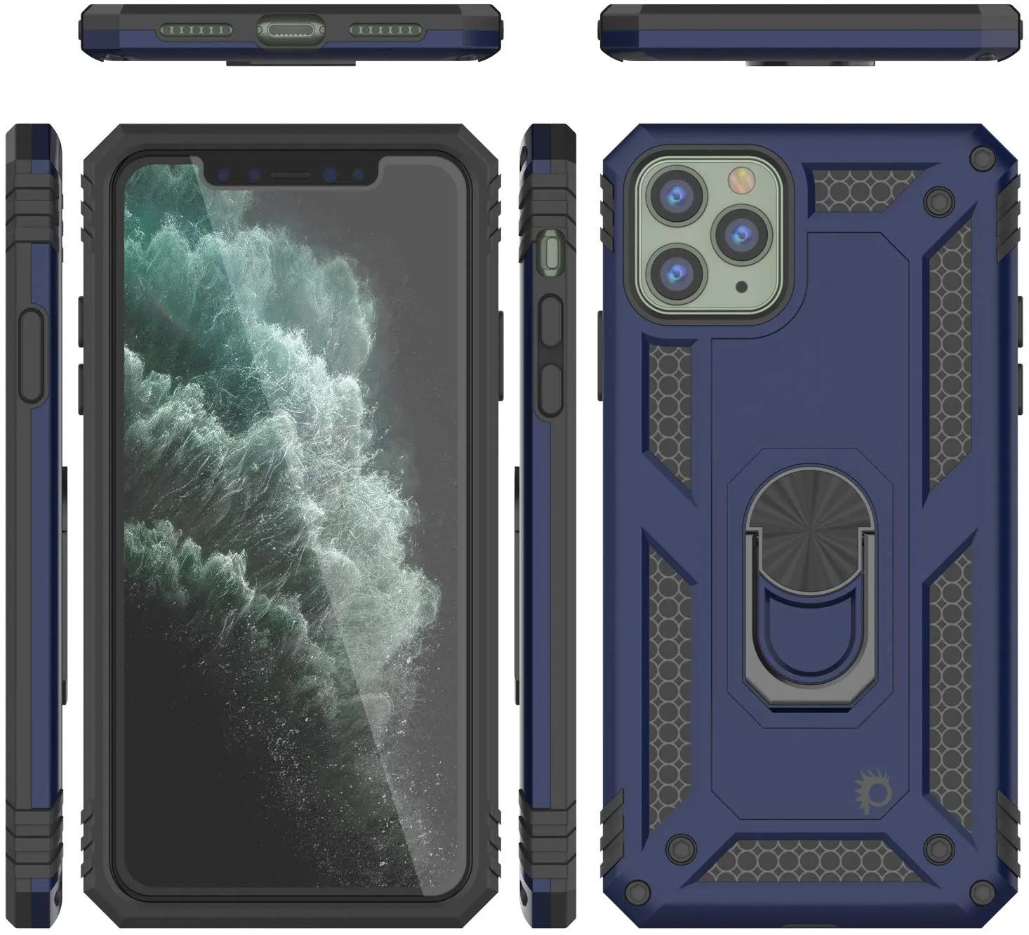 Apple iPhone 11 Pro  Punkcase ArmorShield Military Style Case Navy-Blue