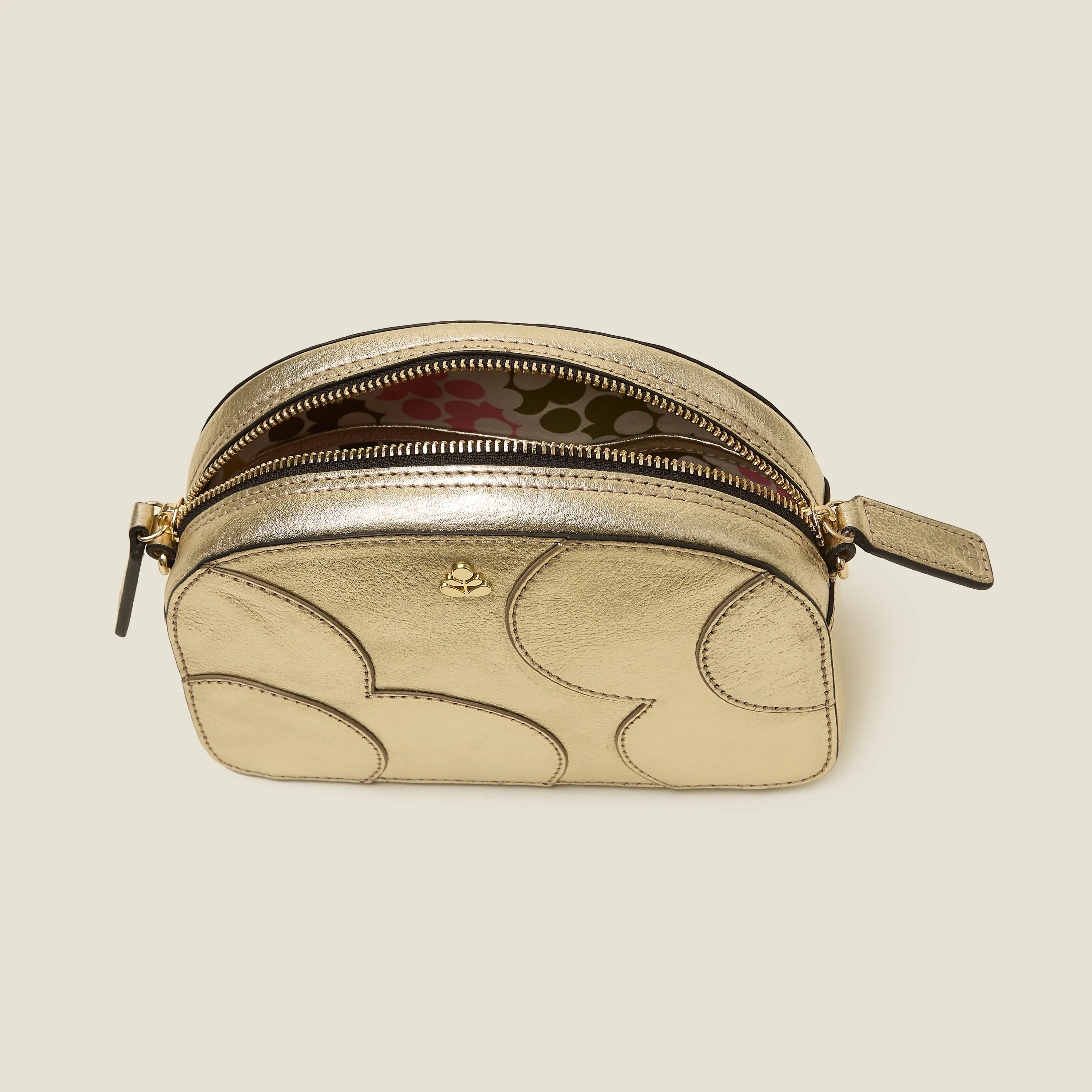 Babaluna Crossbody - Spot Flower Gold