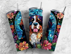 Bernese Mountain Dog 20 oz. Skinny TumblerRunB37