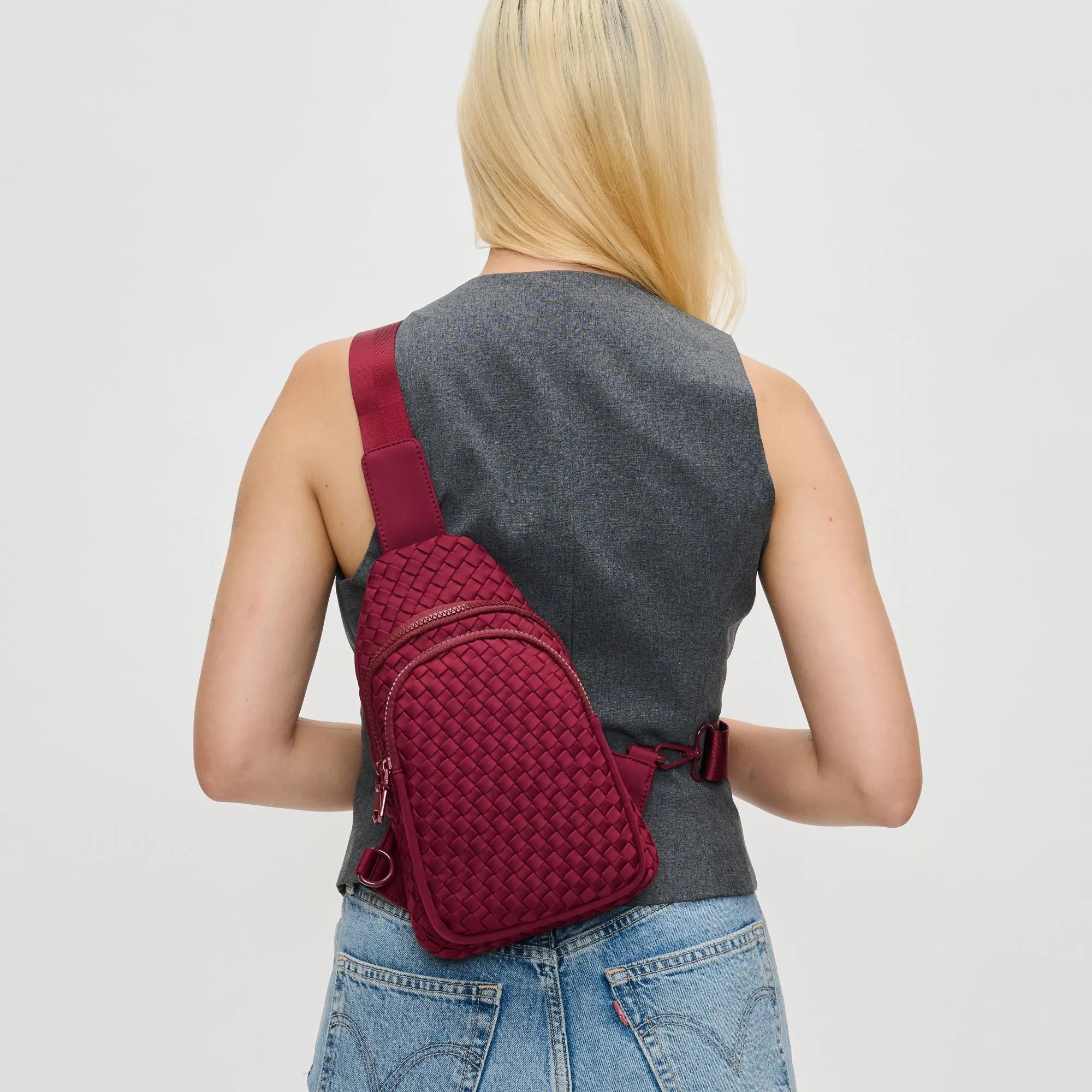 Beyond The Horizon - Woven Neoprene Sling Backpack