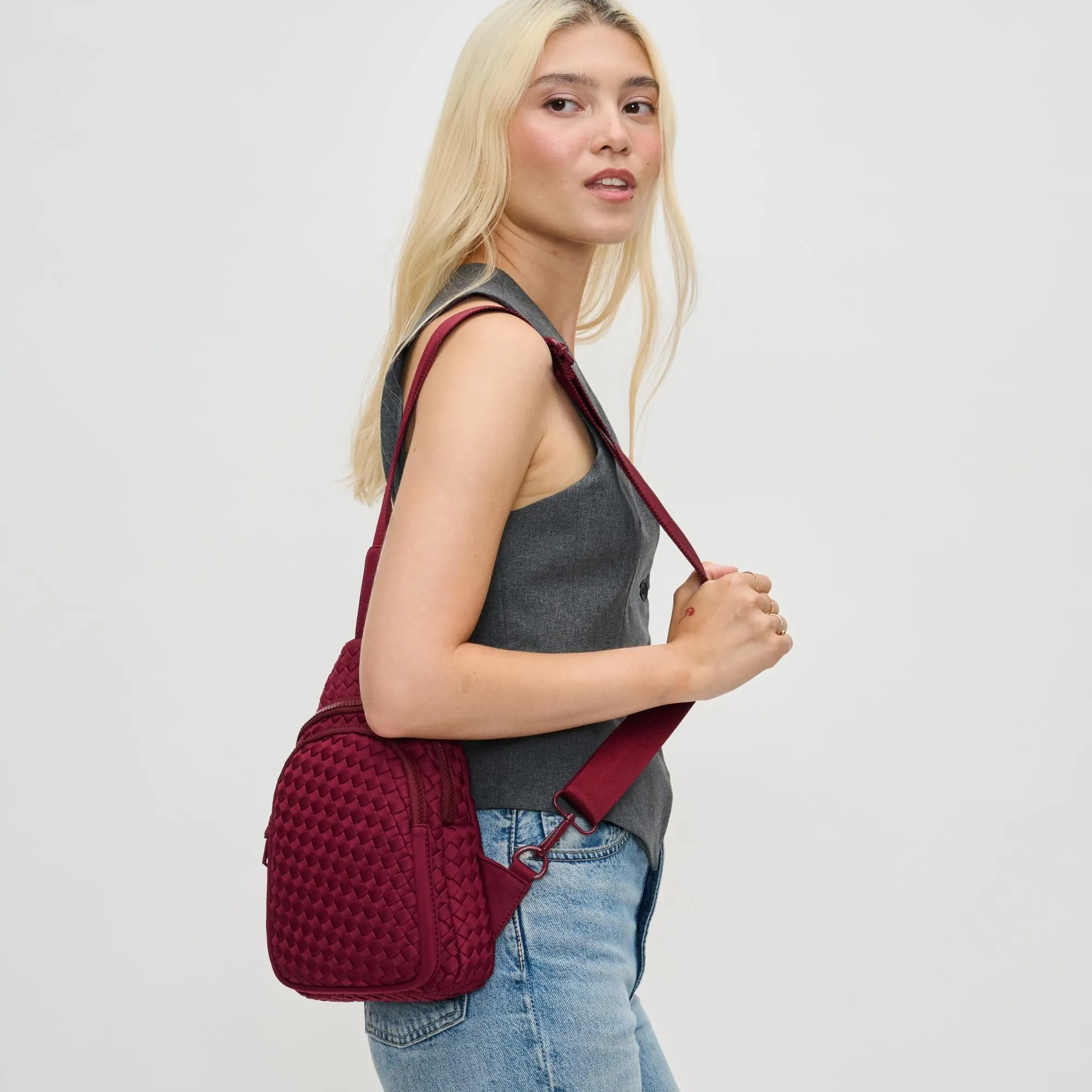 Beyond The Horizon - Woven Neoprene Sling Backpack