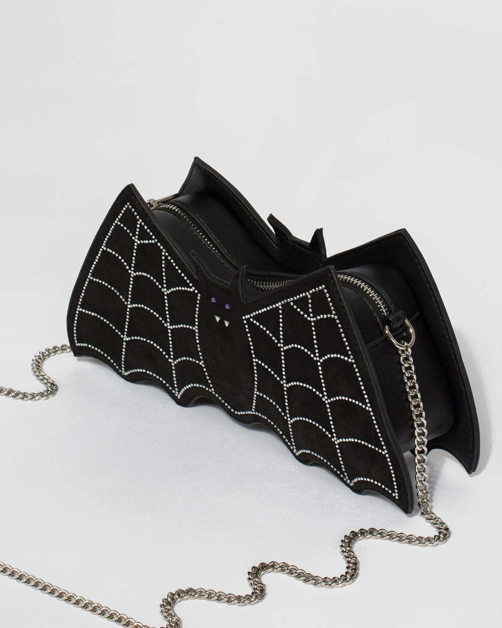 Black Bat Crossbody Bag