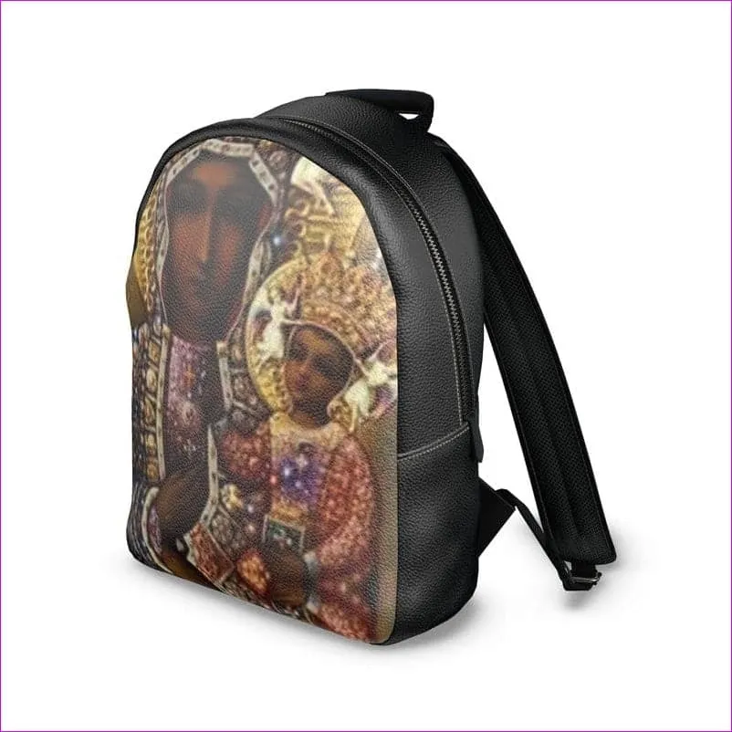 Black Madonna Premium Colville Leather Backpack