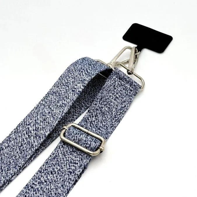 Blue Melange Woven Strap