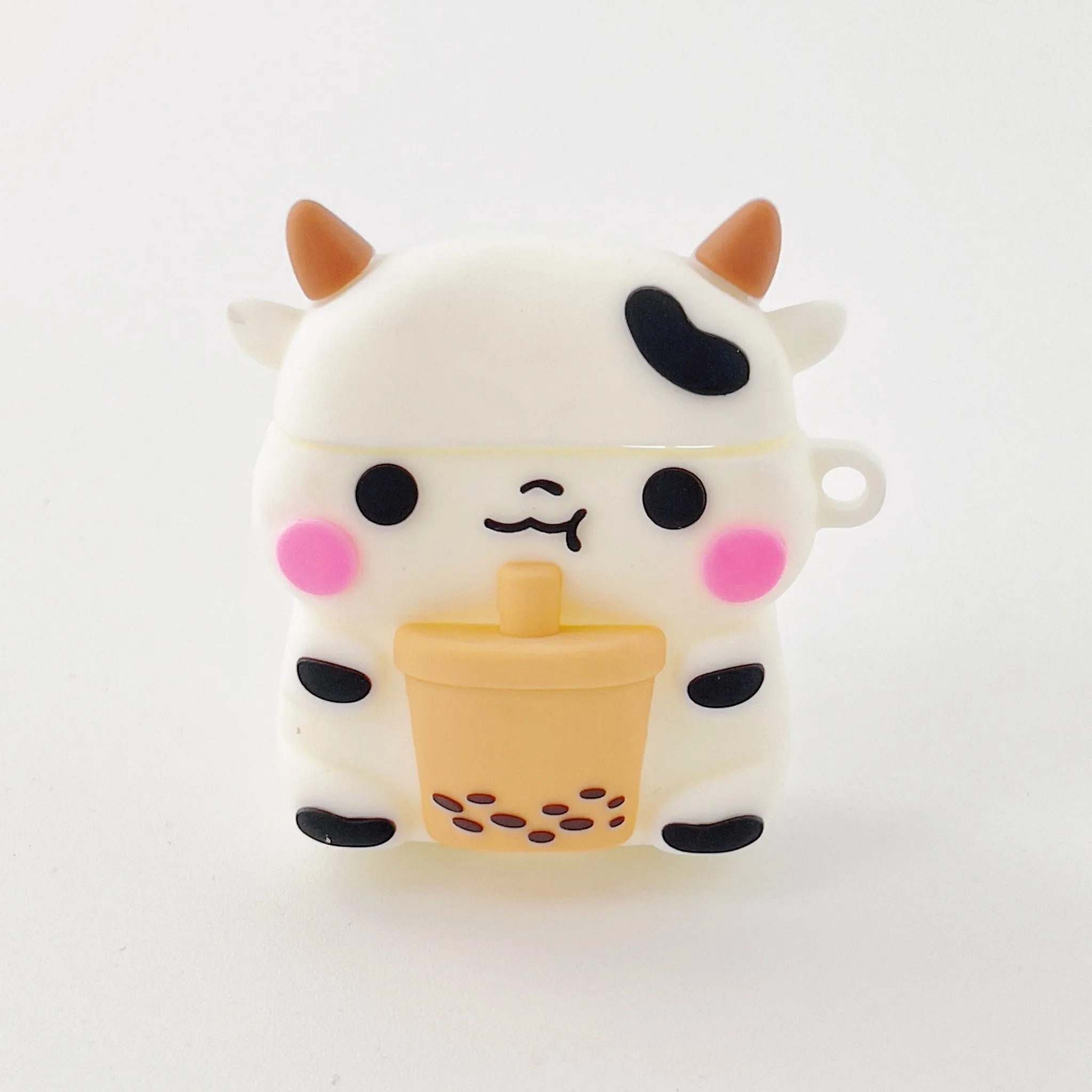 Boba Milk Cow Earphone Case Earbuds Case Cover Accessories for Airpods 1/2/3/Pro