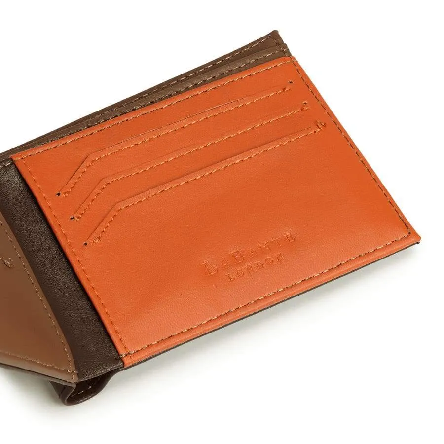 Brave Vegan Leather Bifold Wallet | Dark Brown