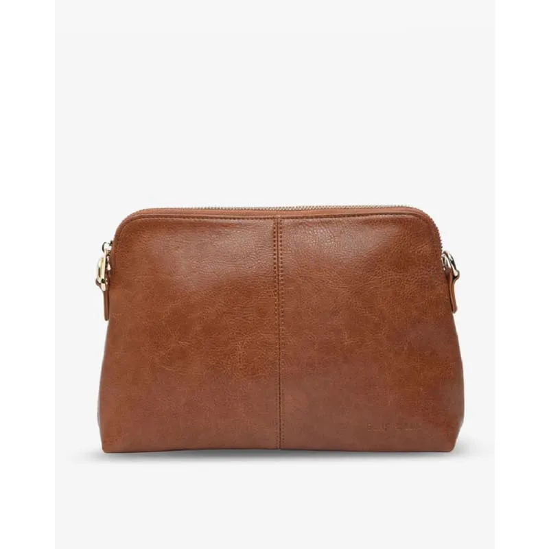 Burbank Crossbody Large Tan Pebble