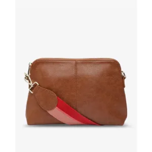 Burbank Crossbody Large Tan Pebble