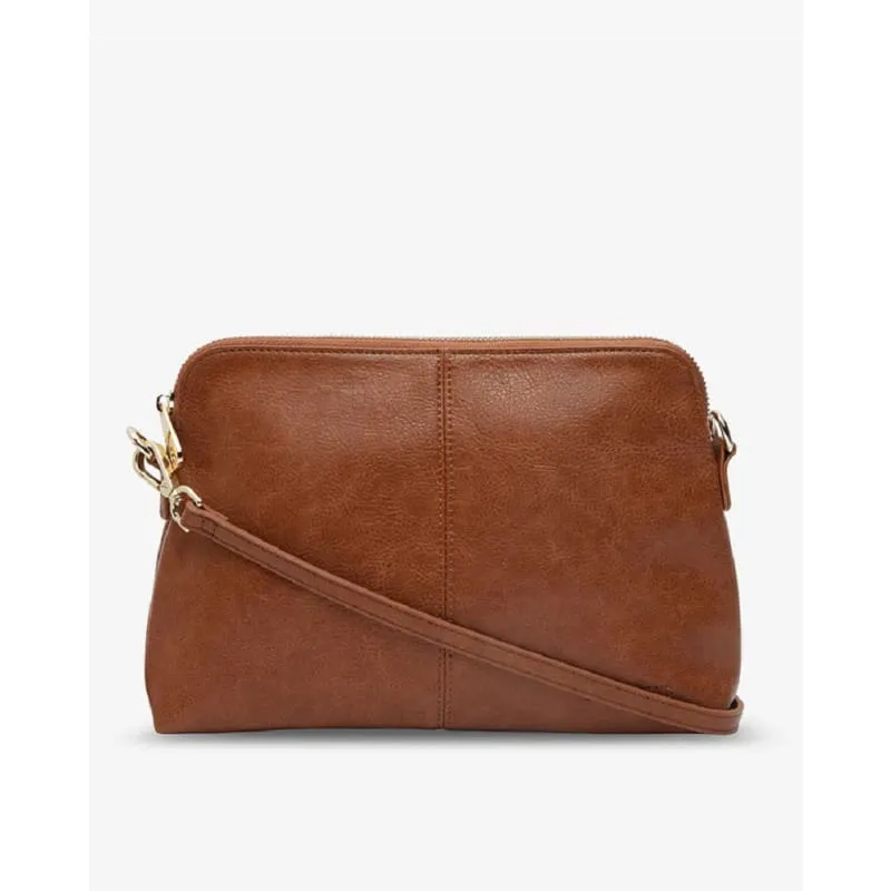 Burbank Crossbody Large Tan Pebble