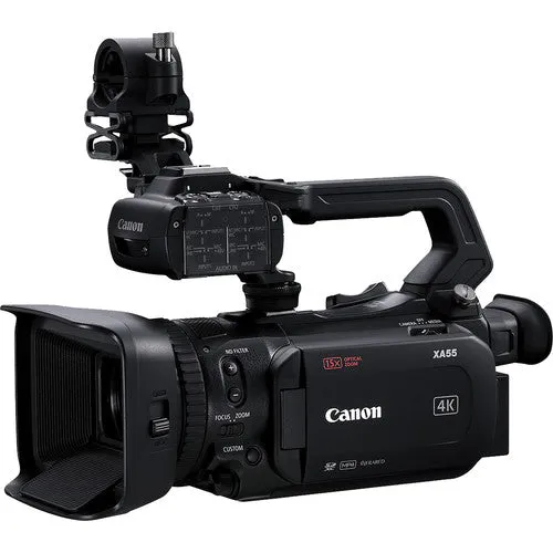 Canon XA55 Professional UHD 4K Camcorder with Additional Accessories USA