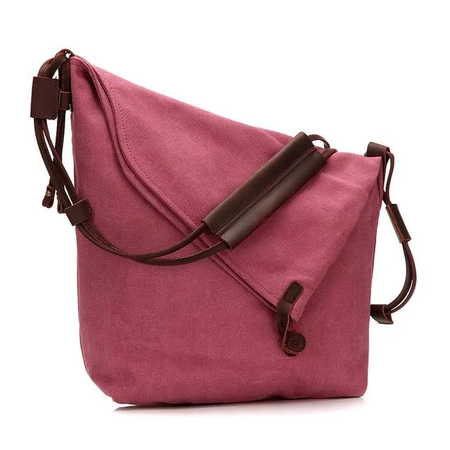 Canvas Cross Body Bag