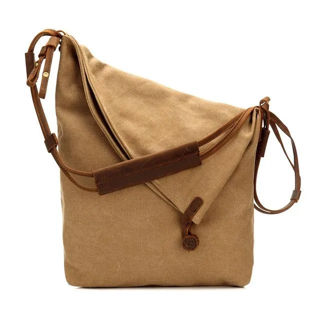 Canvas Cross Body Bag