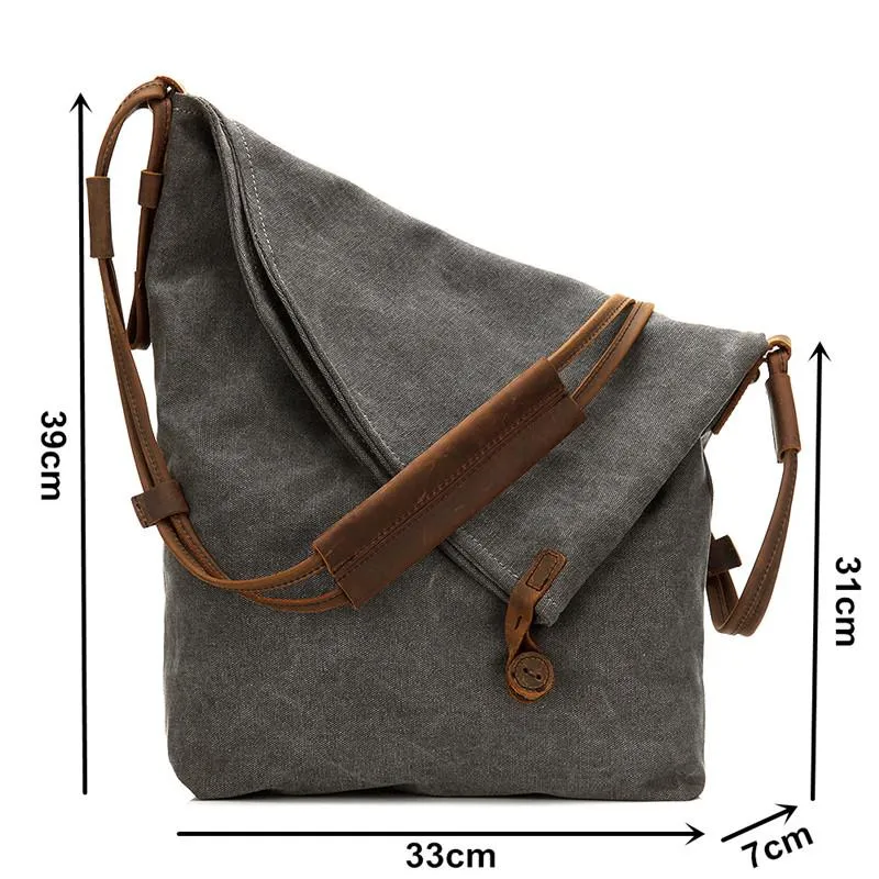 Canvas Cross Body Bag