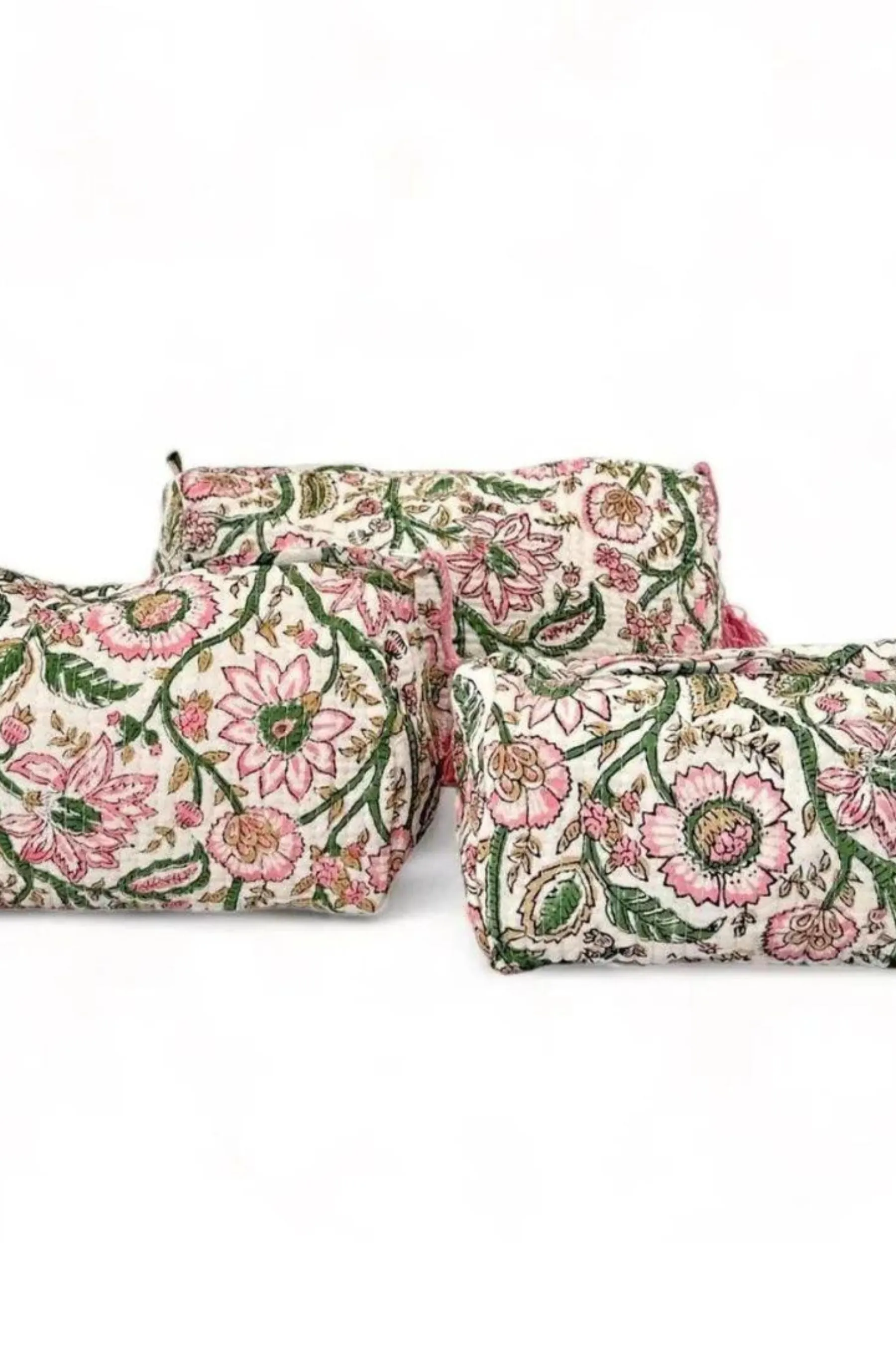 Cos Bag |  White, Pink, Green Floral