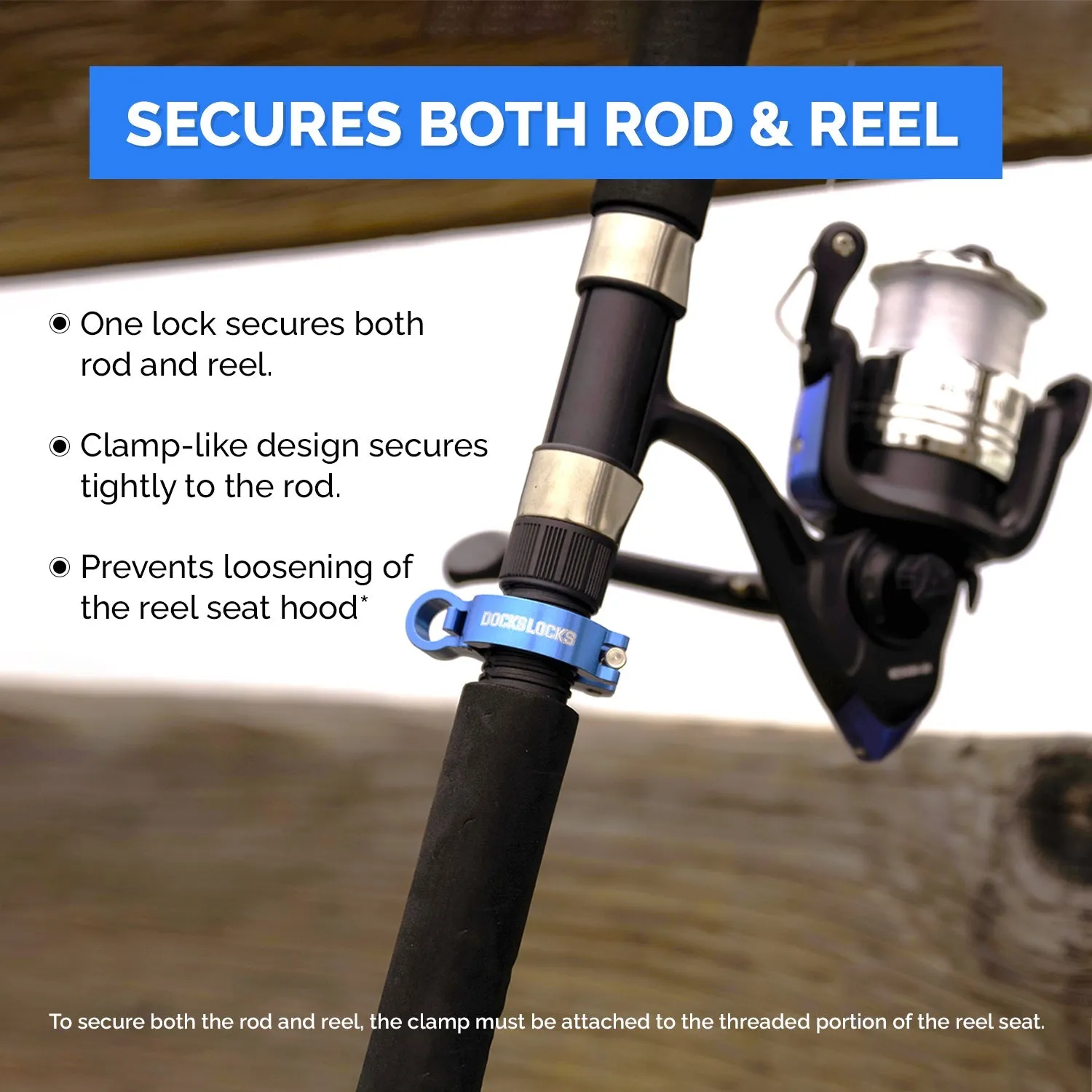 DocksLocks Fishing Rod & Reel Lock