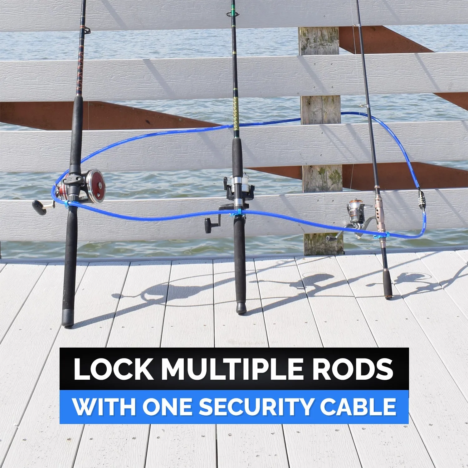 DocksLocks Fishing Rod & Reel Lock