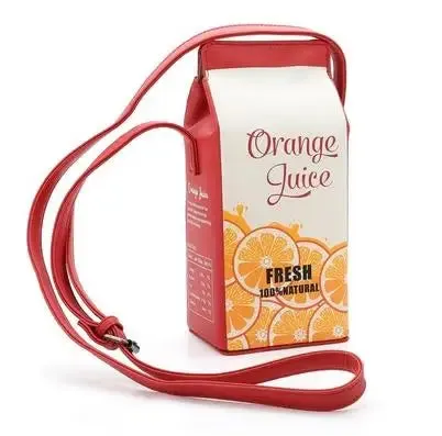 Drink Carton Novelty Shoulder Bag