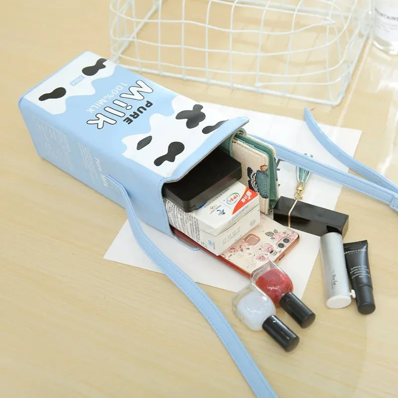 Drink Carton Novelty Shoulder Bag