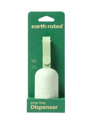 Earth Rated Leash Dispenser with Unscented Waste Bags