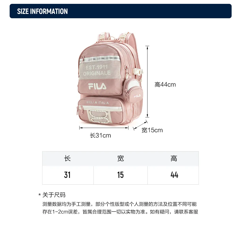 FILA CORE LIFESTYLE ORIGINALE BAGS Women Backpack (Navy / Pink)