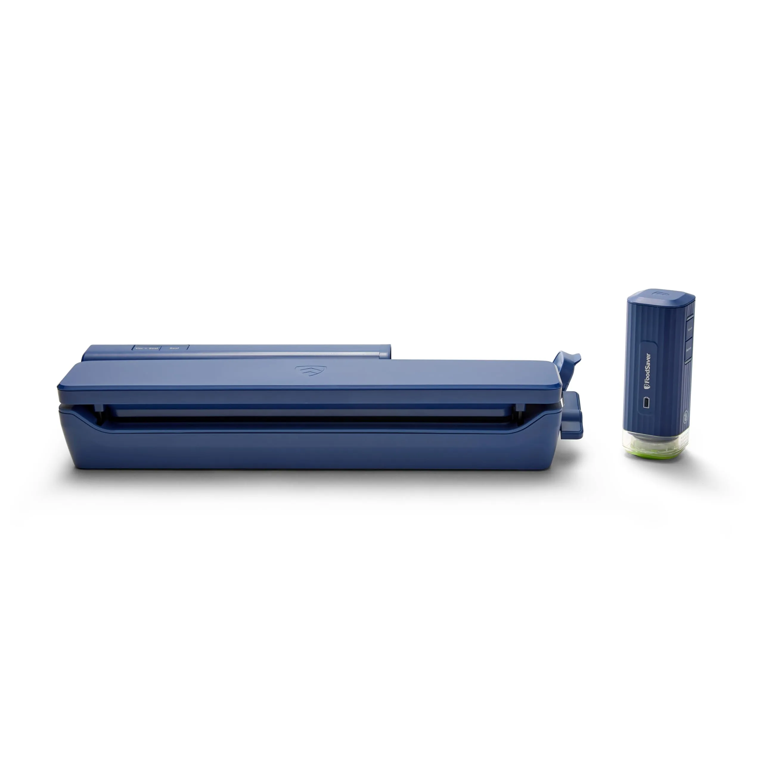 FoodSaver® Handheld  2-in-1 Vacuum Sealing System, Handheld and Countertop Vacuum Sealer, Matte Indigo Blue