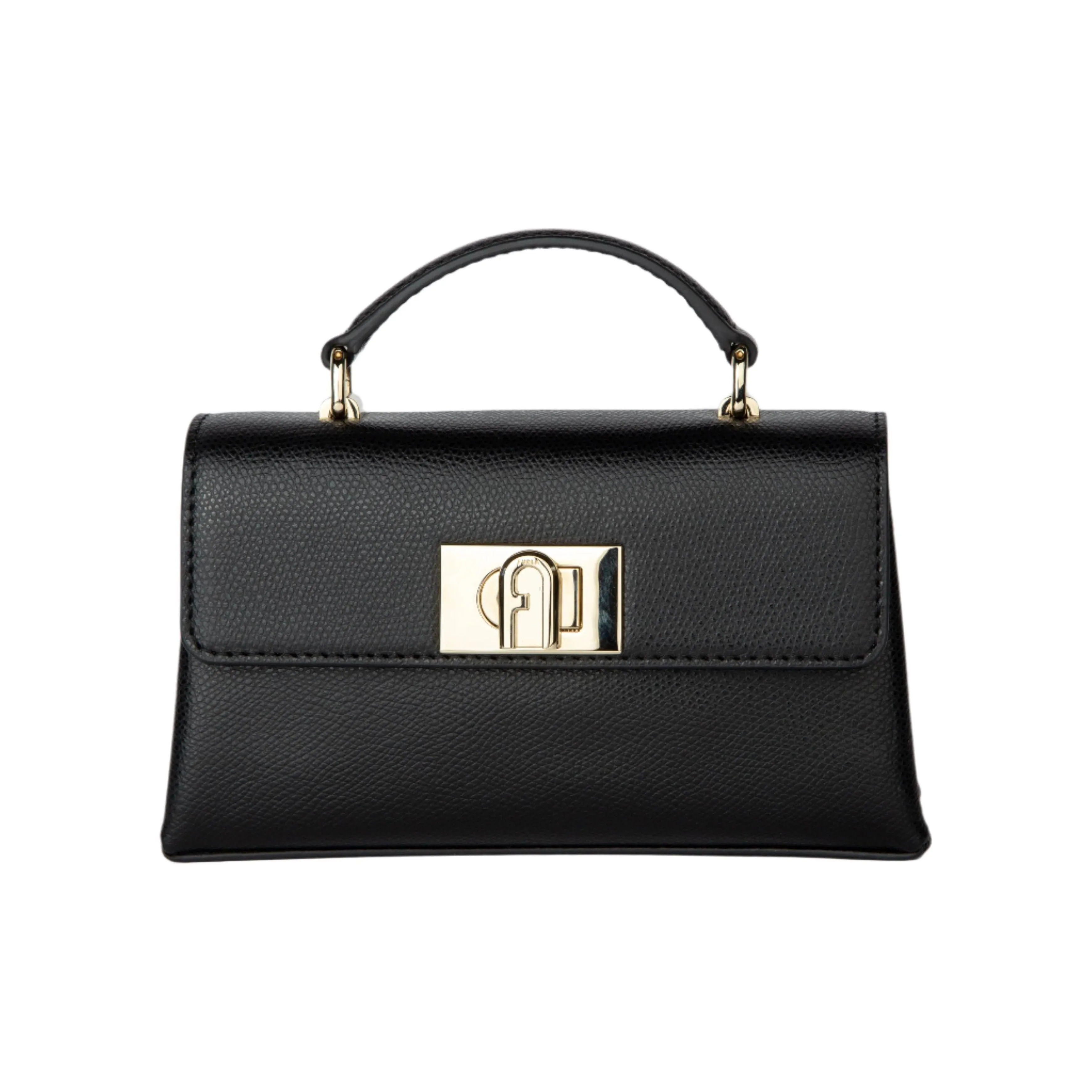 Furla 1927 Mini Crossbody Top Handle Bag - Nero