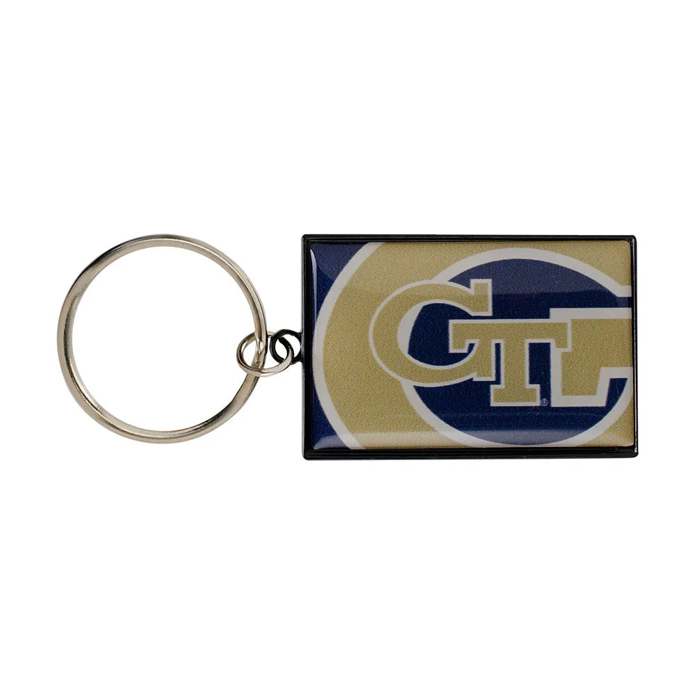 Georgia Tech Yellow Jackets Keychain Primary Logo