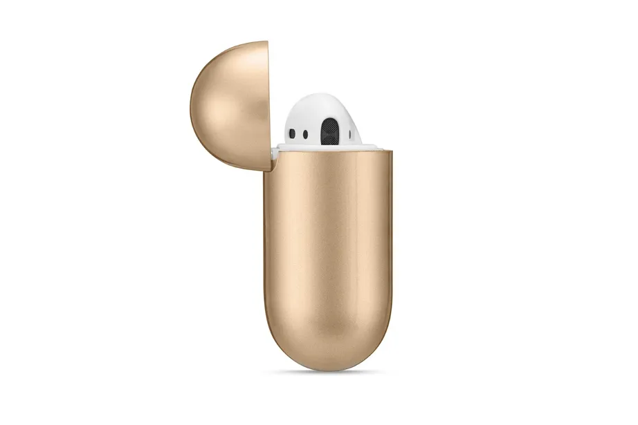 Gold Metallic AirPod Holder