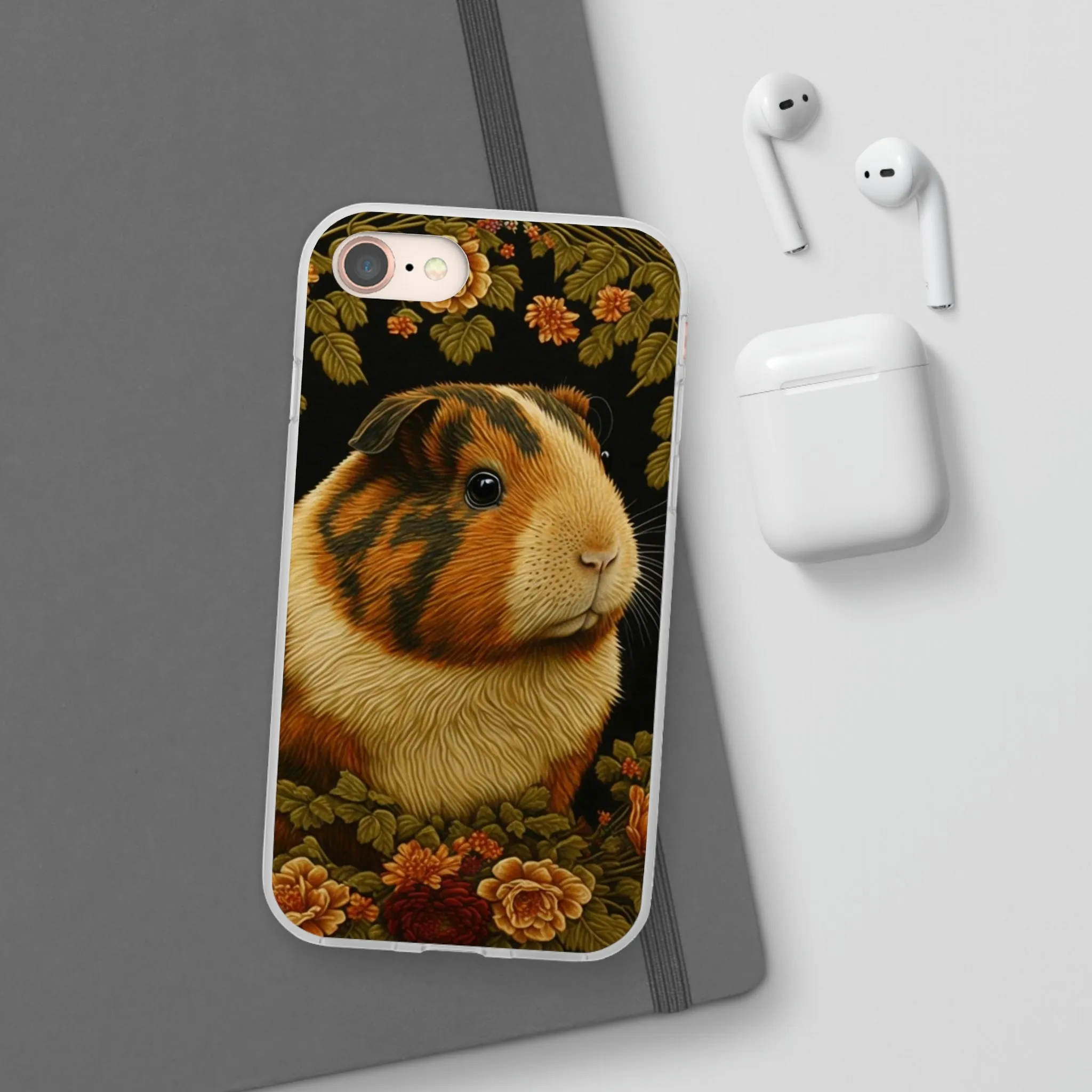 Guinea Pig in the Garden Phone Cases