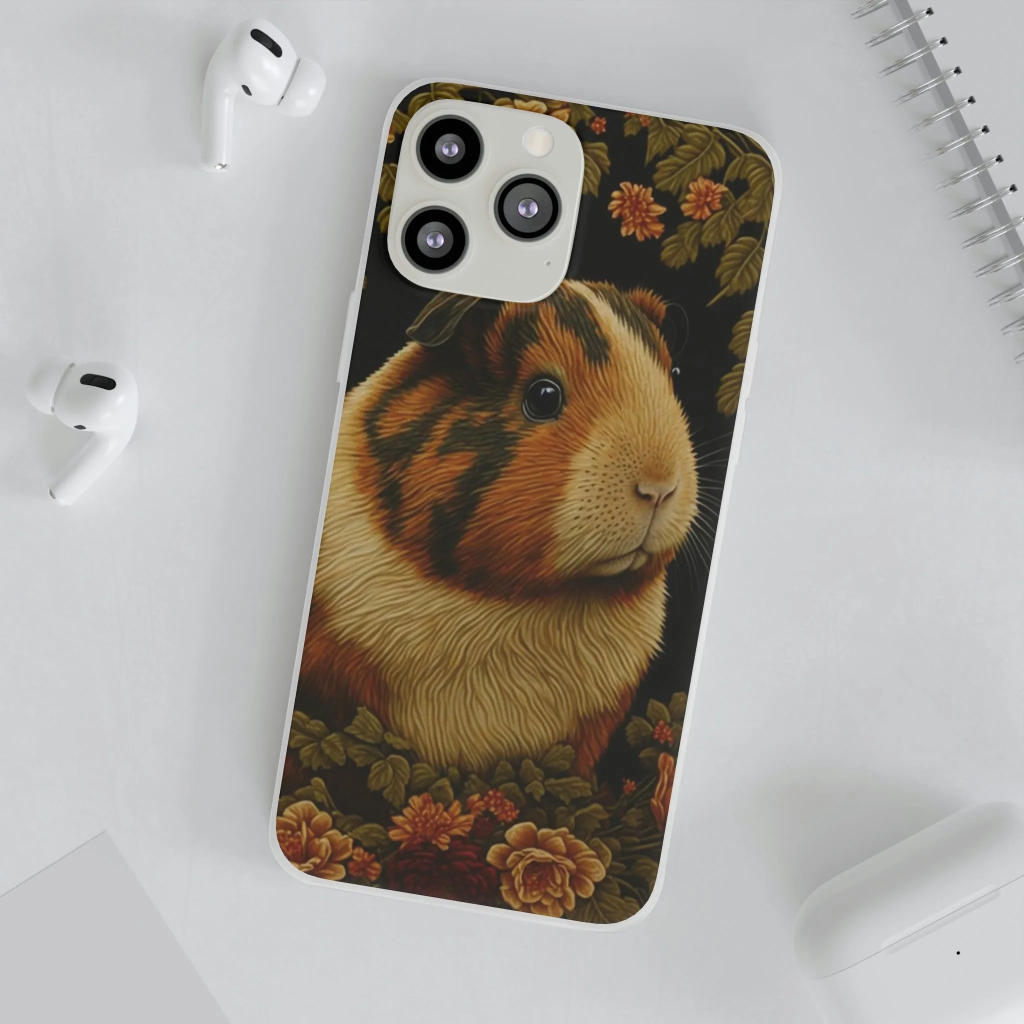 Guinea Pig in the Garden Phone Cases