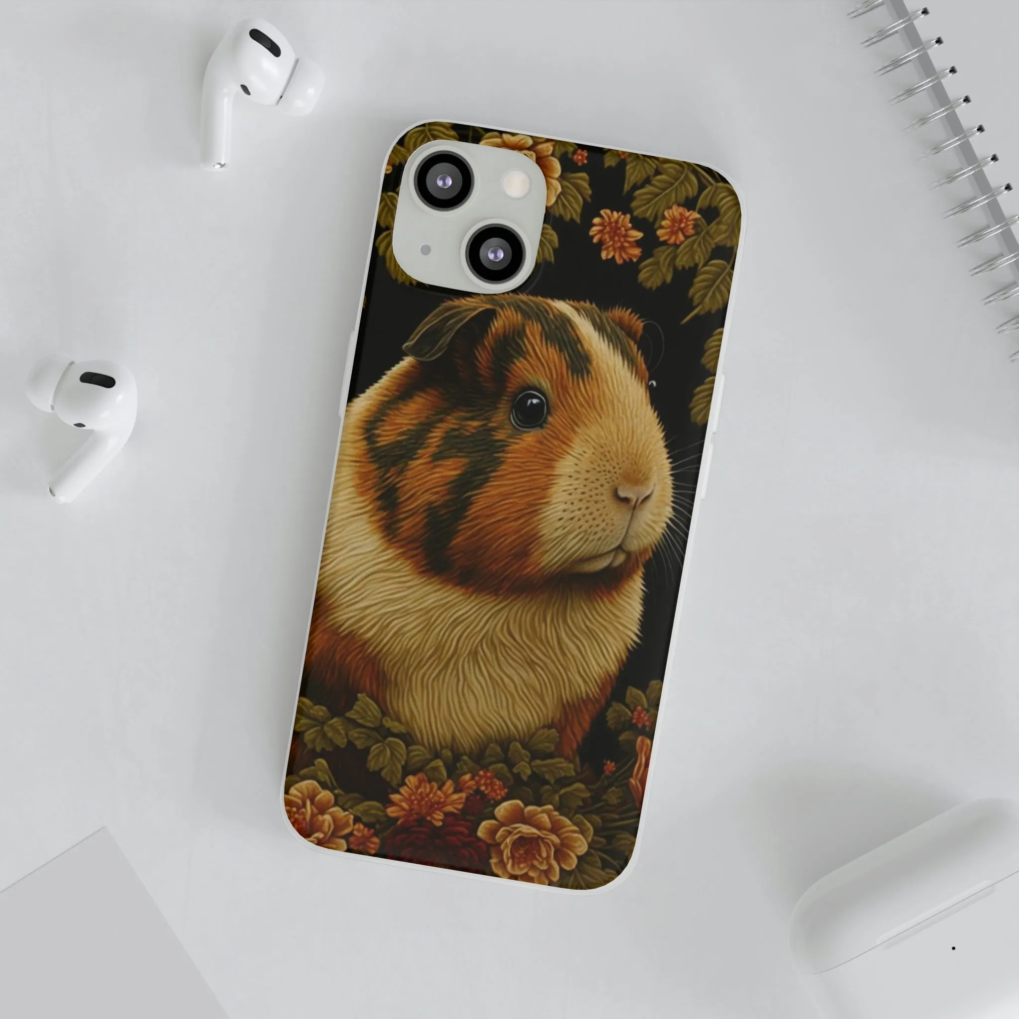 Guinea Pig in the Garden Phone Cases