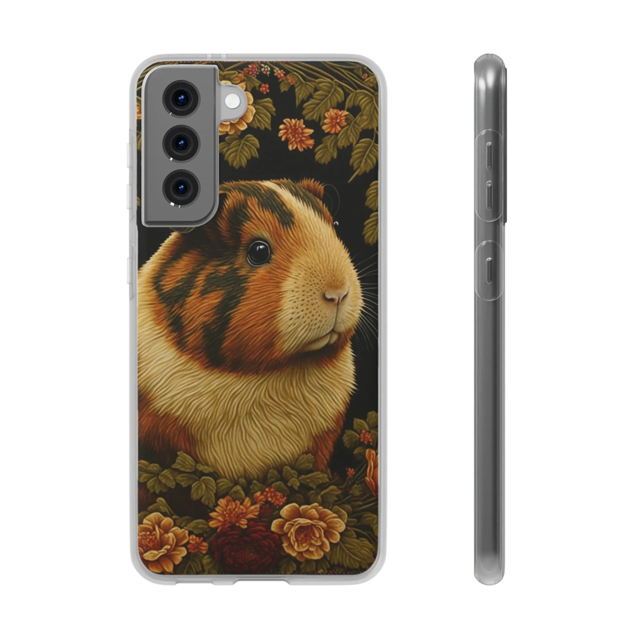 Guinea Pig in the Garden Phone Cases