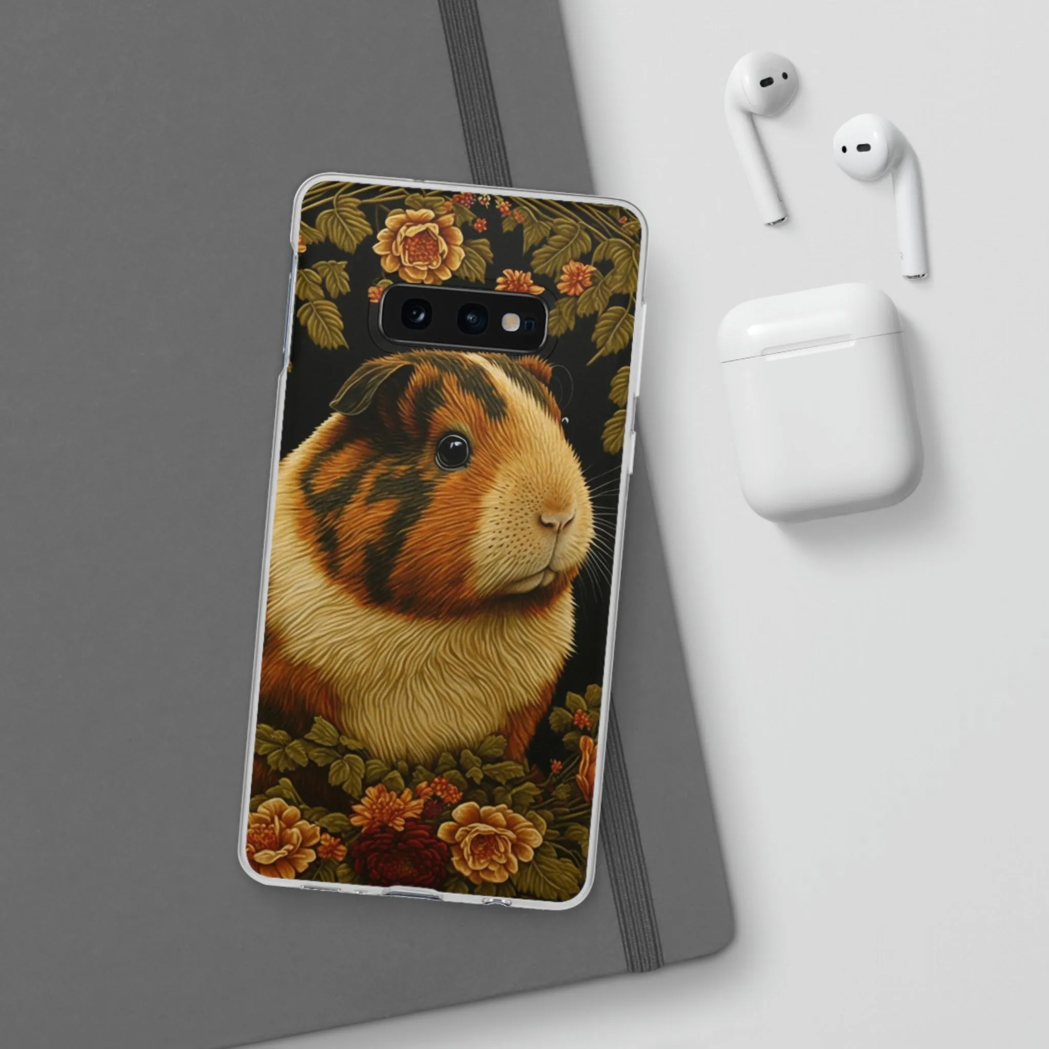 Guinea Pig in the Garden Phone Cases