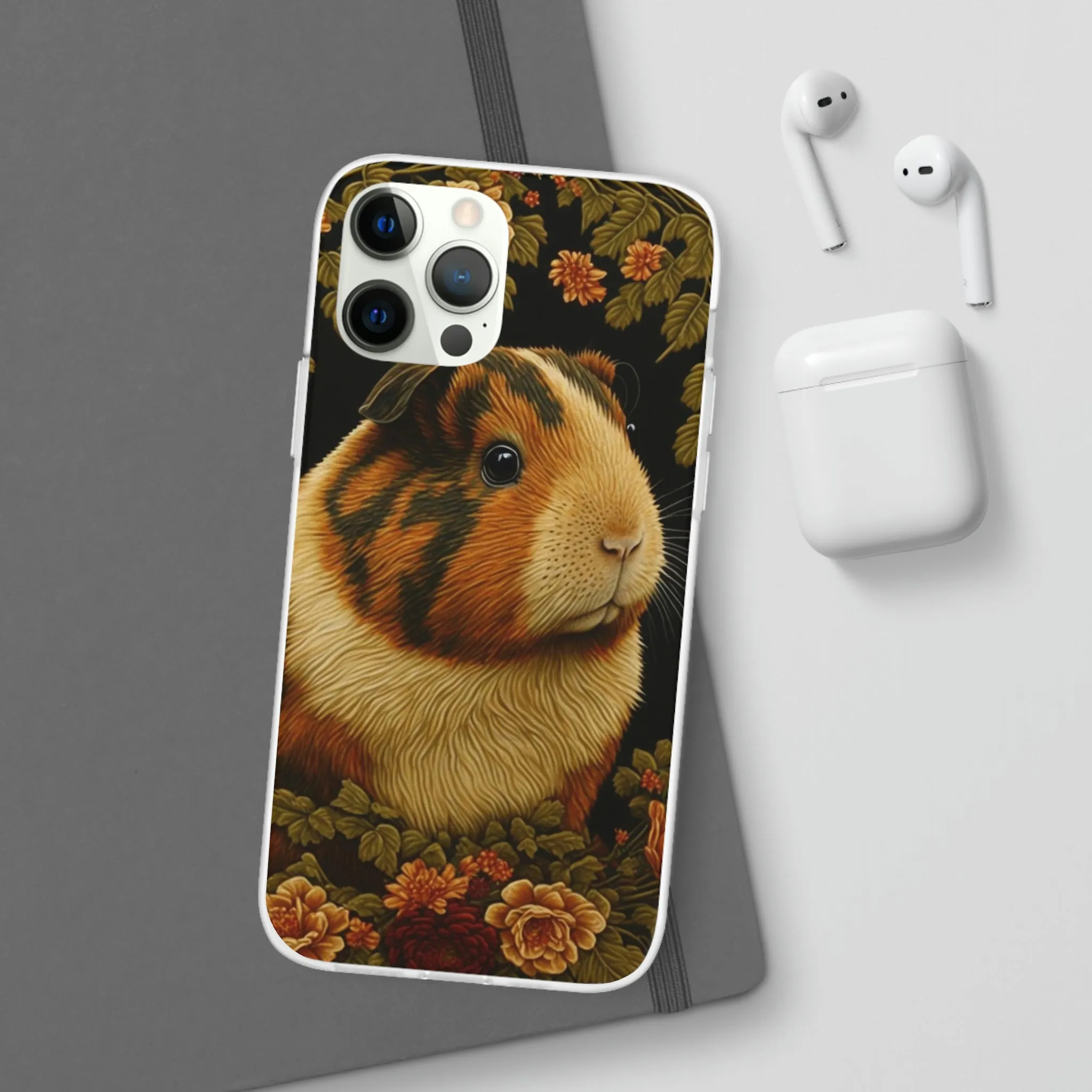 Guinea Pig in the Garden Phone Cases