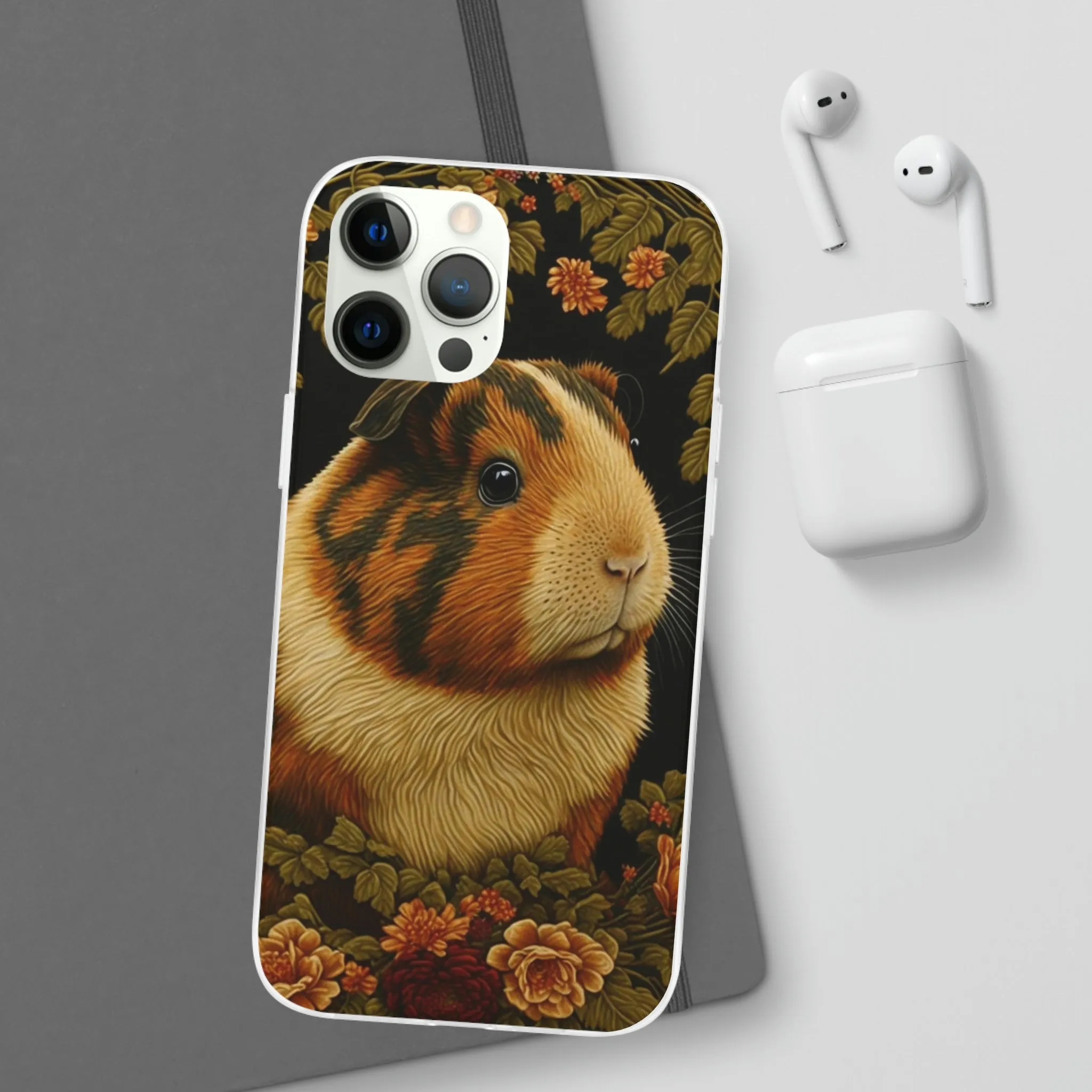 Guinea Pig in the Garden Phone Cases