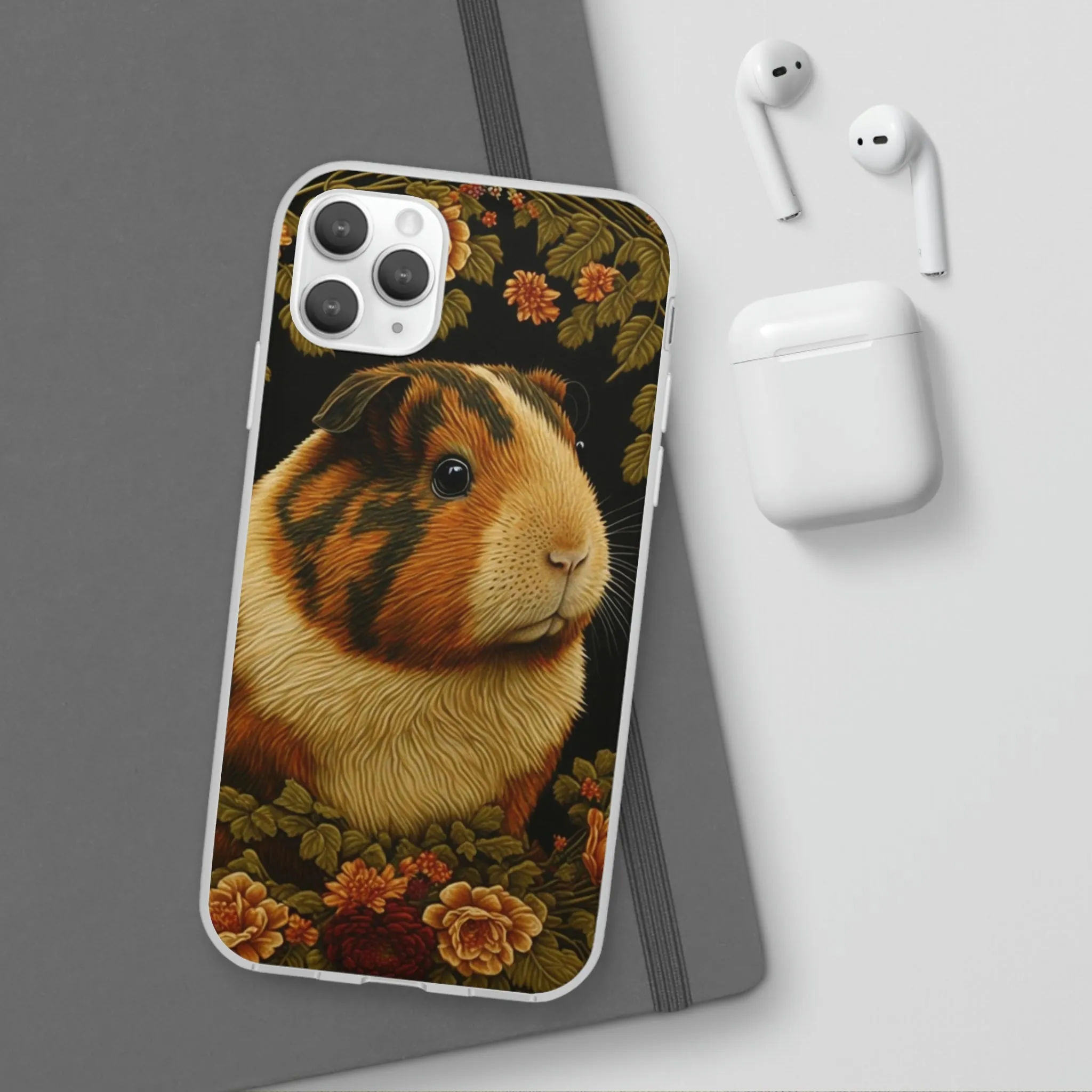 Guinea Pig in the Garden Phone Cases