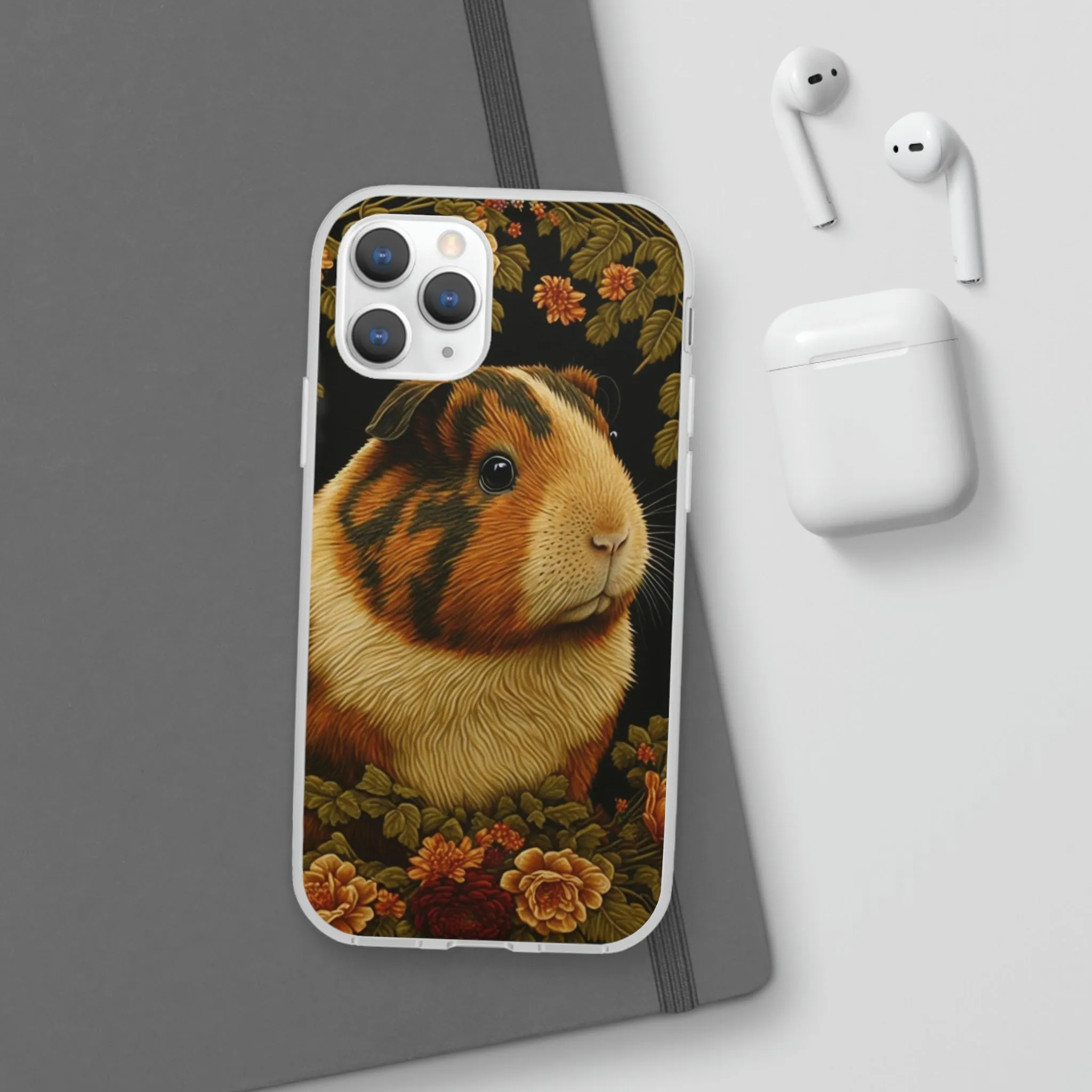 Guinea Pig in the Garden Phone Cases