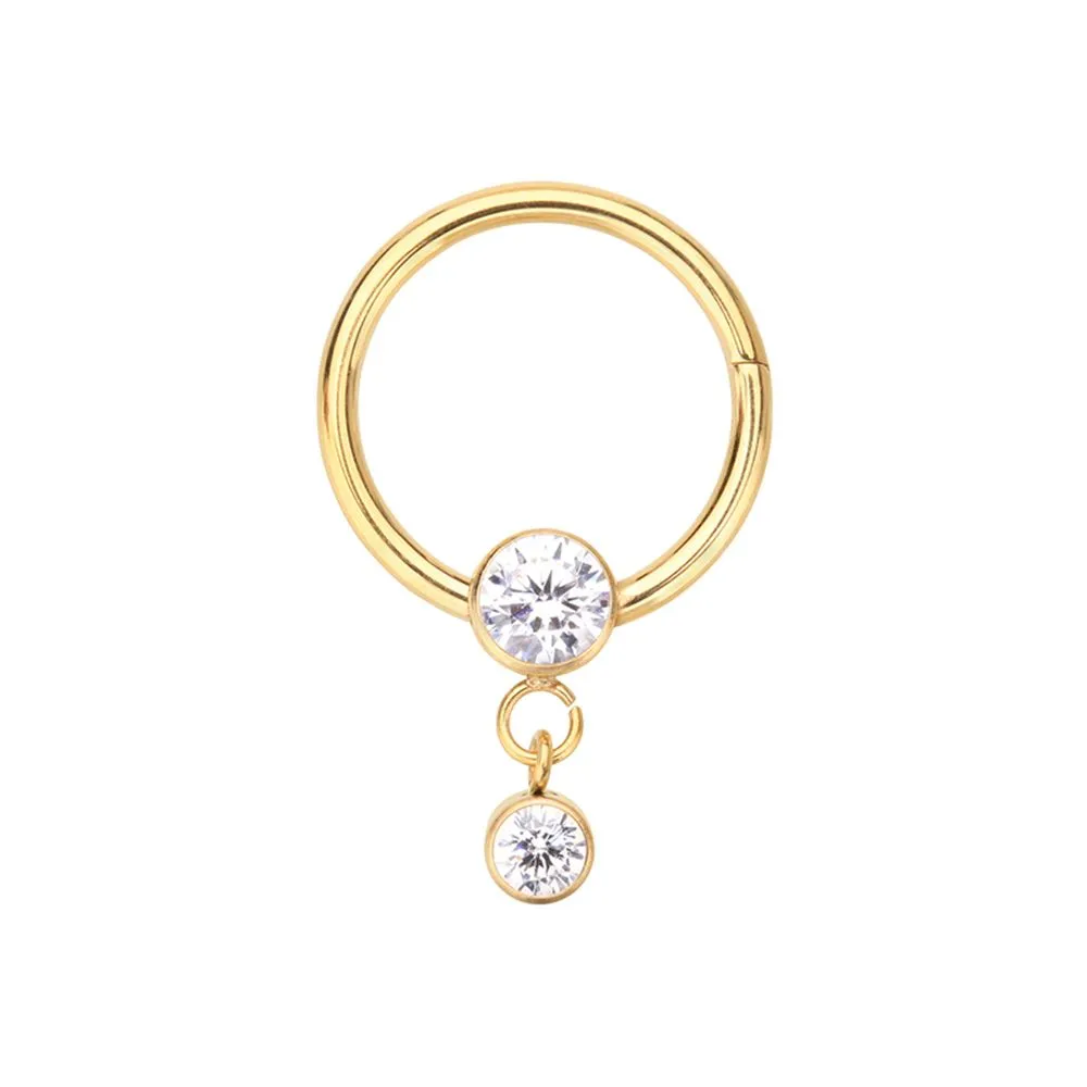 Hinged Clicker - Dainty 16g - Gold