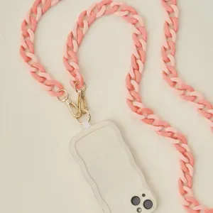 Hold The Phone Crossbody Chain | Duo Rose