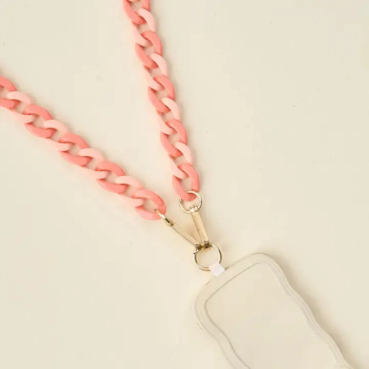 Hold The Phone Crossbody Chain | Duo Rose