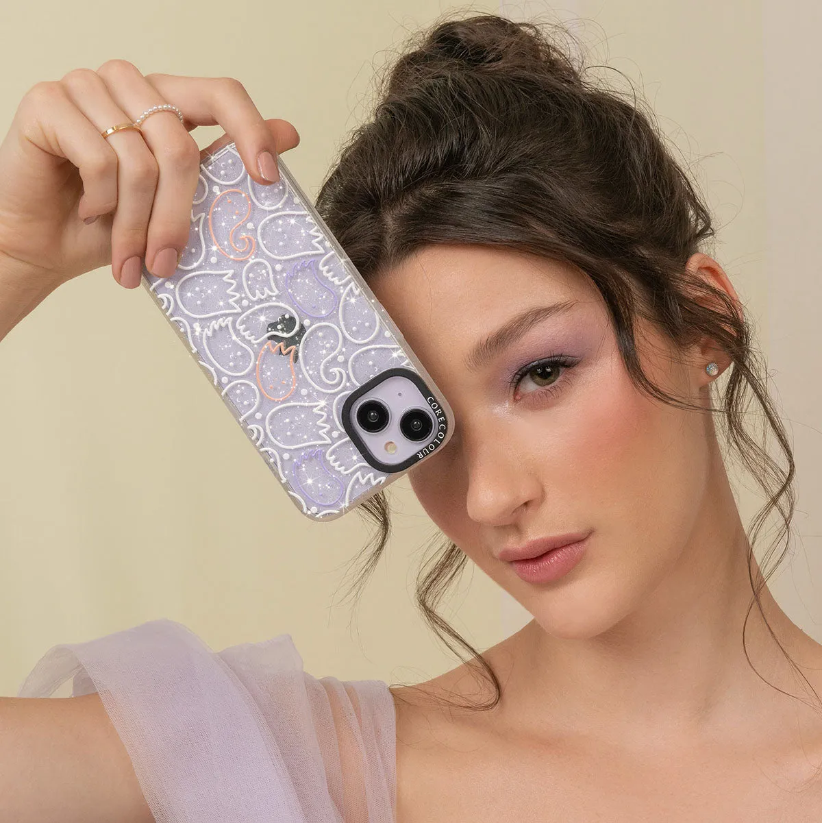 iPhone 12 Pro Ghost Squad Glitter Phone Case Magsafe Compatible