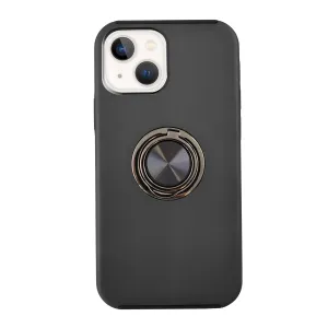 iPhone 13 Uunique Black Slim Ring Military Protection Case - 15-08927