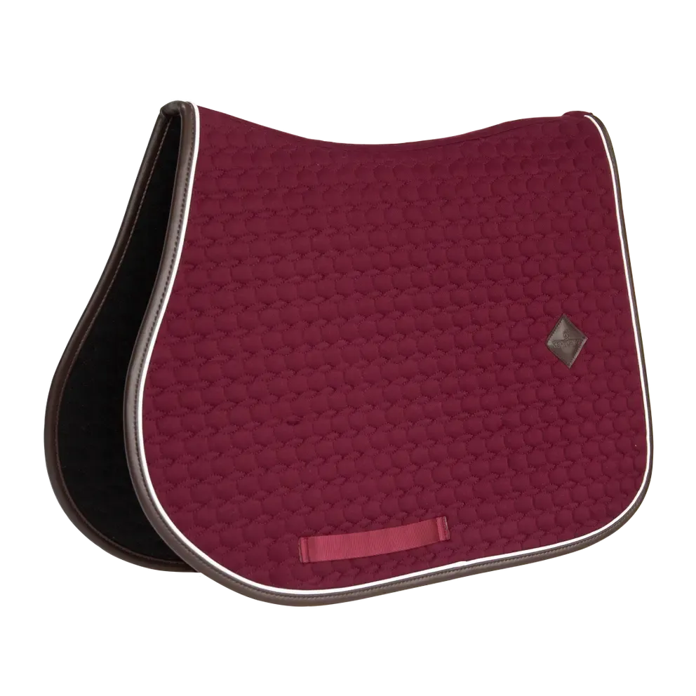 Kentucky Horsewear Saddle Pad Classic Leather - Show Jump