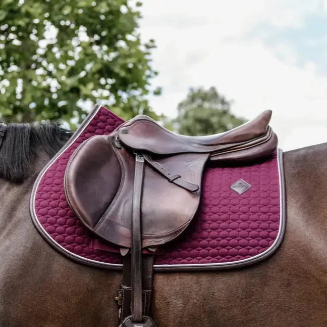 Kentucky Horsewear Saddle Pad Classic Leather - Show Jump