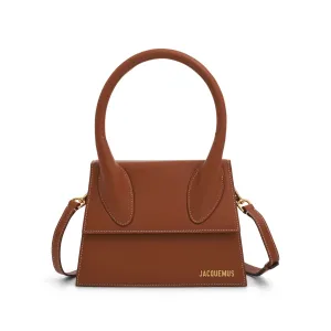 Le Grand Chiquito Leather Bag in Light Brown