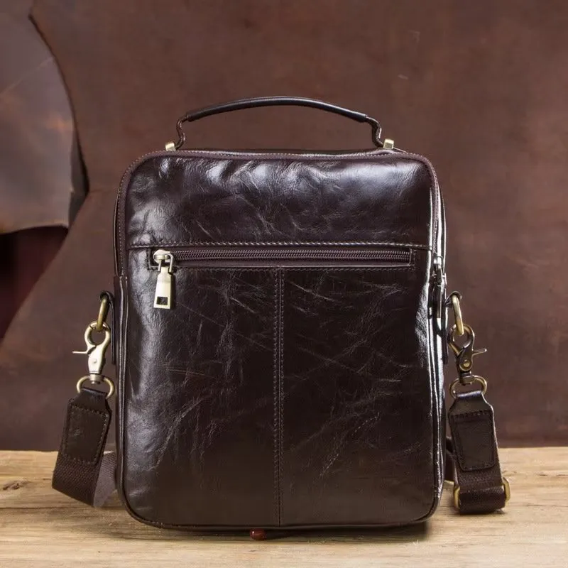 Luxury Leather Flap Buckled Crossbody Bag