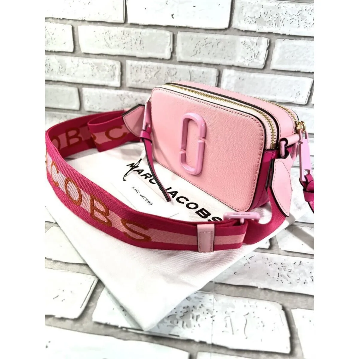 Marc Jacobs The Snapshot Crossbody Camera Bag In PInk Rose - M0014538-961