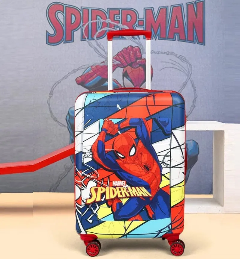 Marvel Spider-Man Kids Trolley Bag – Lightweight Rolling Luggage for Travel and Adventures